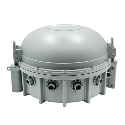 Dome glasvezel lasmof met maximaal 9 trays, IP-waarde van IP68 en vezeladers van 12 tot 288 vezels