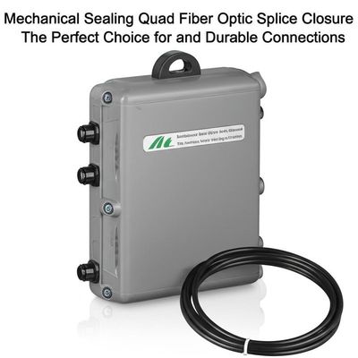 Mechanische afdichting Quad Fiber Optic Splice Closure De perfecte keuze voor duurzame verbindingen